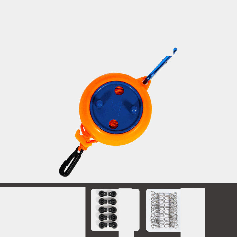 Outdoor Travel Portable Windproof Non-slip Clothesline