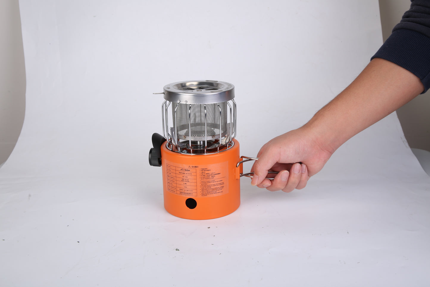 2000W 2 In 1 Camping Stove Tent Heater Outdoor Gas Stove Portable Backpacking Stove With 3 Modes 360 Degree Radiant Heating For Camping Hiking Picnic BBQ