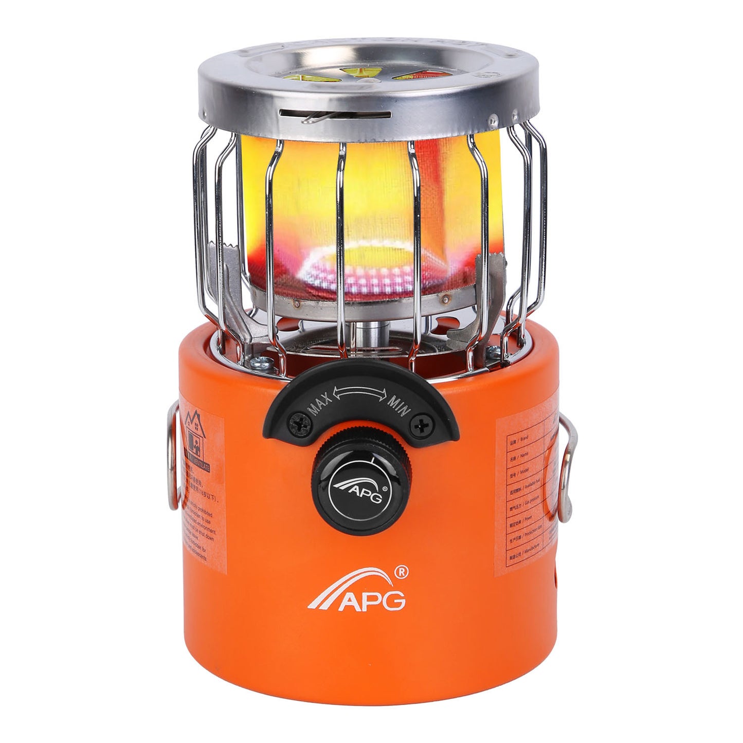 2000W 2 In 1 Camping Stove Tent Heater Outdoor Gas Stove Portable Backpacking Stove With 3 Modes 360 Degree Radiant Heating For Camping Hiking Picnic BBQ
